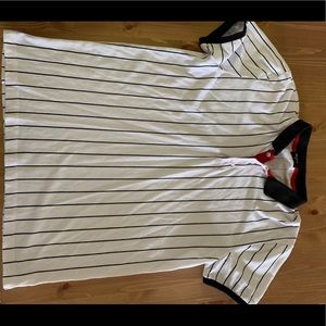 PINSTRIPED POLO SHIRT